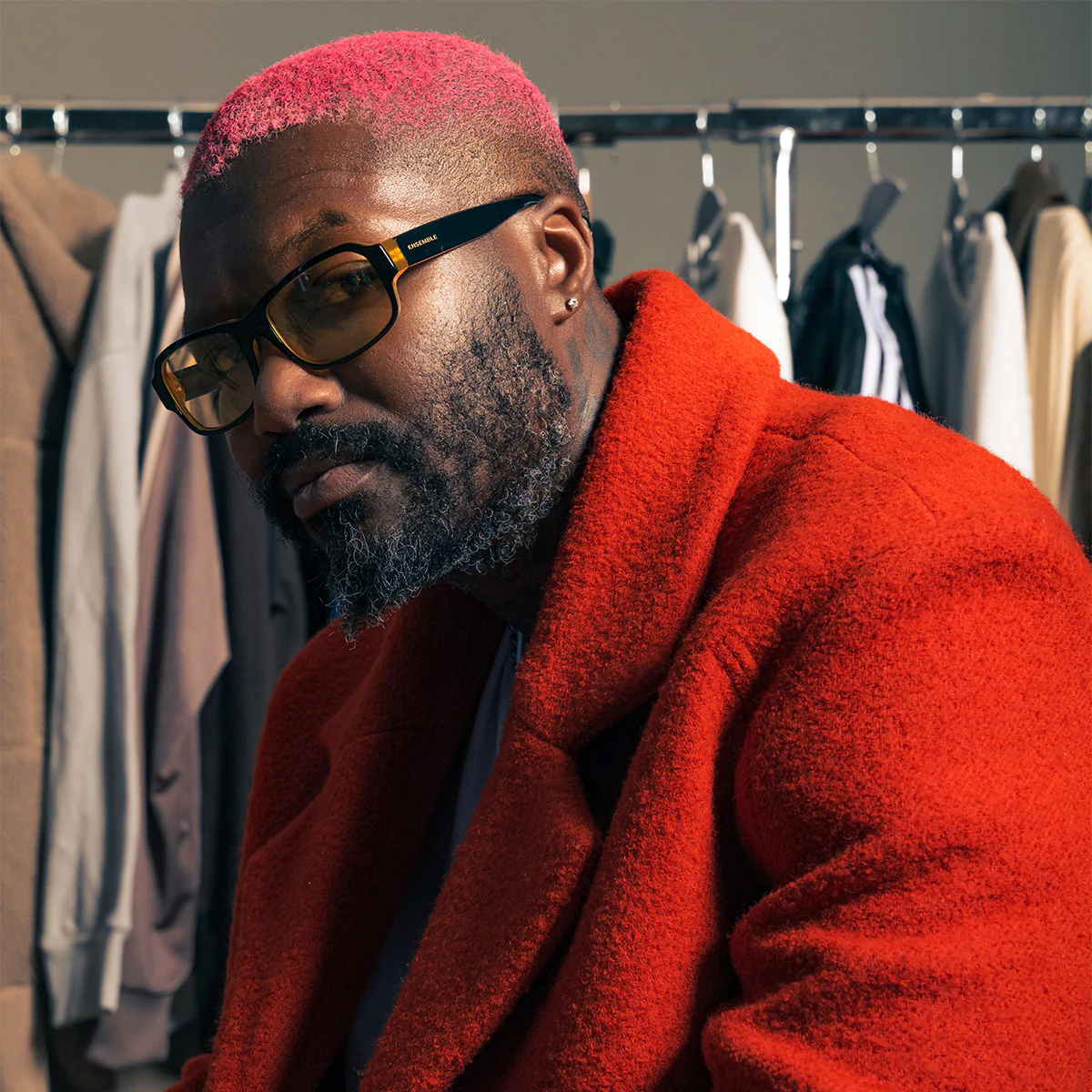 Design des lunettes Amber